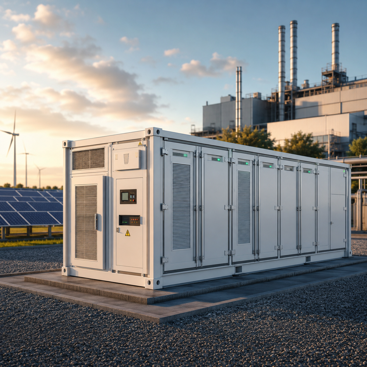 Commercial and industrial energy storage container system
